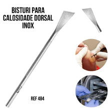 Carregar imagem no visualizador da galeria, BISTURI PARA CALOSIDADE DORSAL REF. 484 SANTA CLARA

