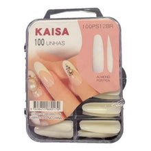 Carregar imagem no visualizador da galeria, CAIXA 100 POSTIÇA LONGA ALMOND NATURAL KAISA
