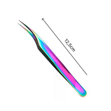 Carregar imagem no visualizador da galeria, PINÇA HOLOGRÁFICA DE PRECISÃO PARA EXTENSÃO CÍLIOS
