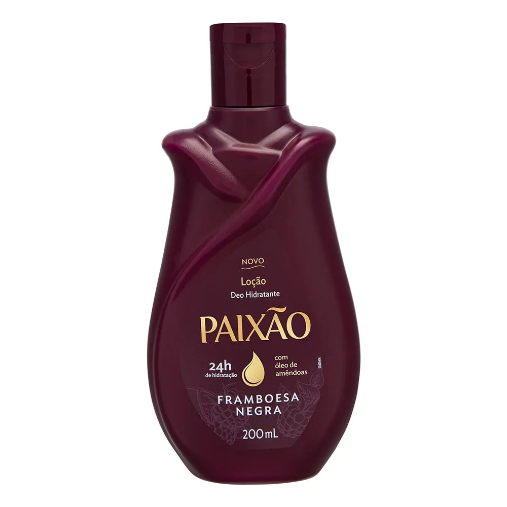 LOÇÃO HIDRATANTE PAIXÃO FRAMBOESA NEGRA 200ML