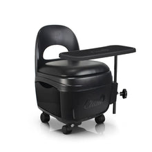 Carregar imagem no visualizador da galeria, CADEIRA DIVA PRETA PARA MANICURE SANTA CLARA
