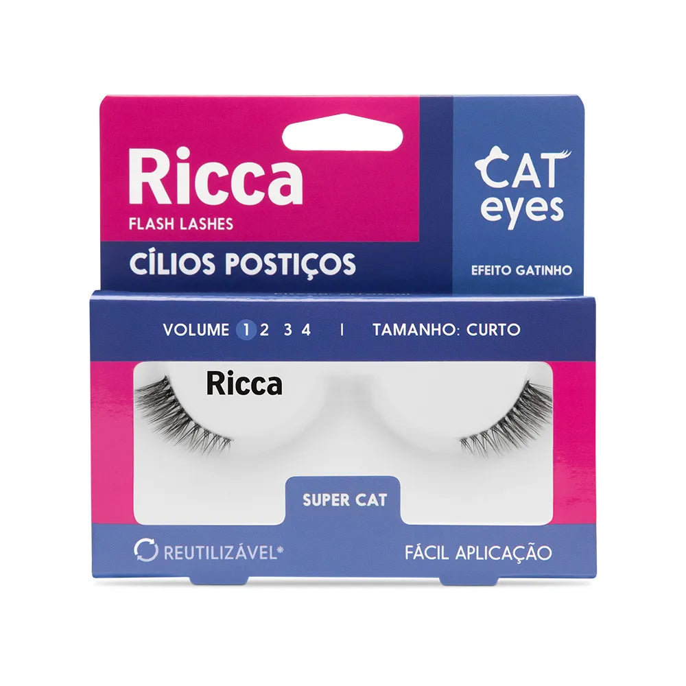 CÍLIOS RICCA CAT EYES SUPER CAT