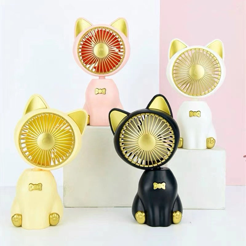 VENTILADOR PORTÁTIL MODELO GATINHO