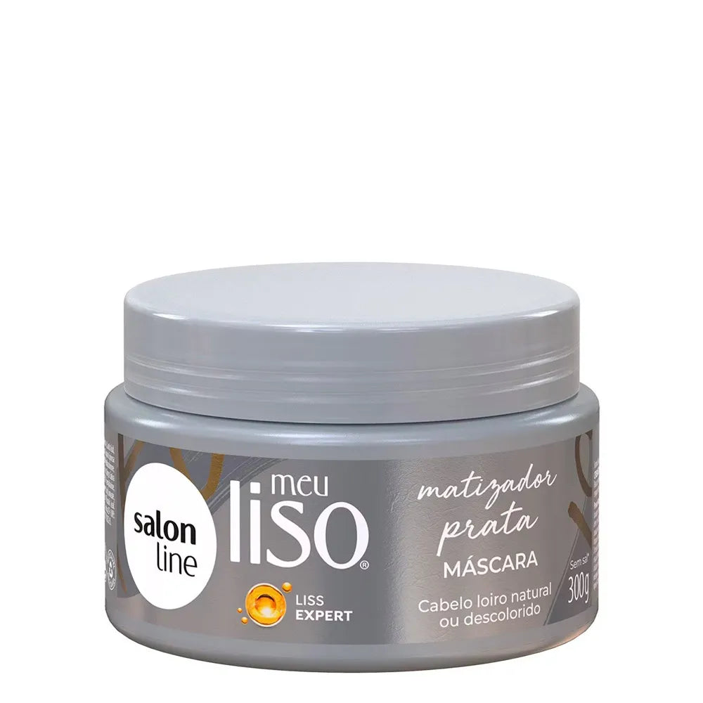 MÁSCARA DE HIDRATAÇÃO MATIZADORA PRATA SALON LINE 300G