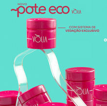 Carregar imagem no visualizador da galeria, POTE COM TAMPA VÓLIA ECO ROSA COM FUNDO AZUL 30G
