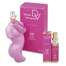 Carregar imagem no visualizador da galeria, KIT DEO COLÔNIA DOCE VENENO GRIFFIN COSMÉTICOS 70ML + MINI 15ML
