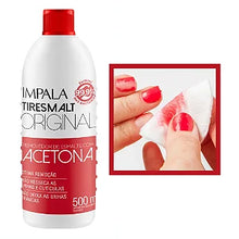 Carregar imagem no visualizador da galeria, REMOVEDOR DE ESMALTE COM ACETONA TIRESMALT ORIGINAL 500ML
