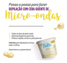 Carregar imagem no visualizador da galeria, CERA MICRO-ONDAS CHOCOLATE BRANCO DEPIL BELLA 100G
