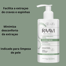 Carregar imagem no visualizador da galeria, LOÇÃO EMOLIENTE CLEAN SKIN RAAVI 500 ML
