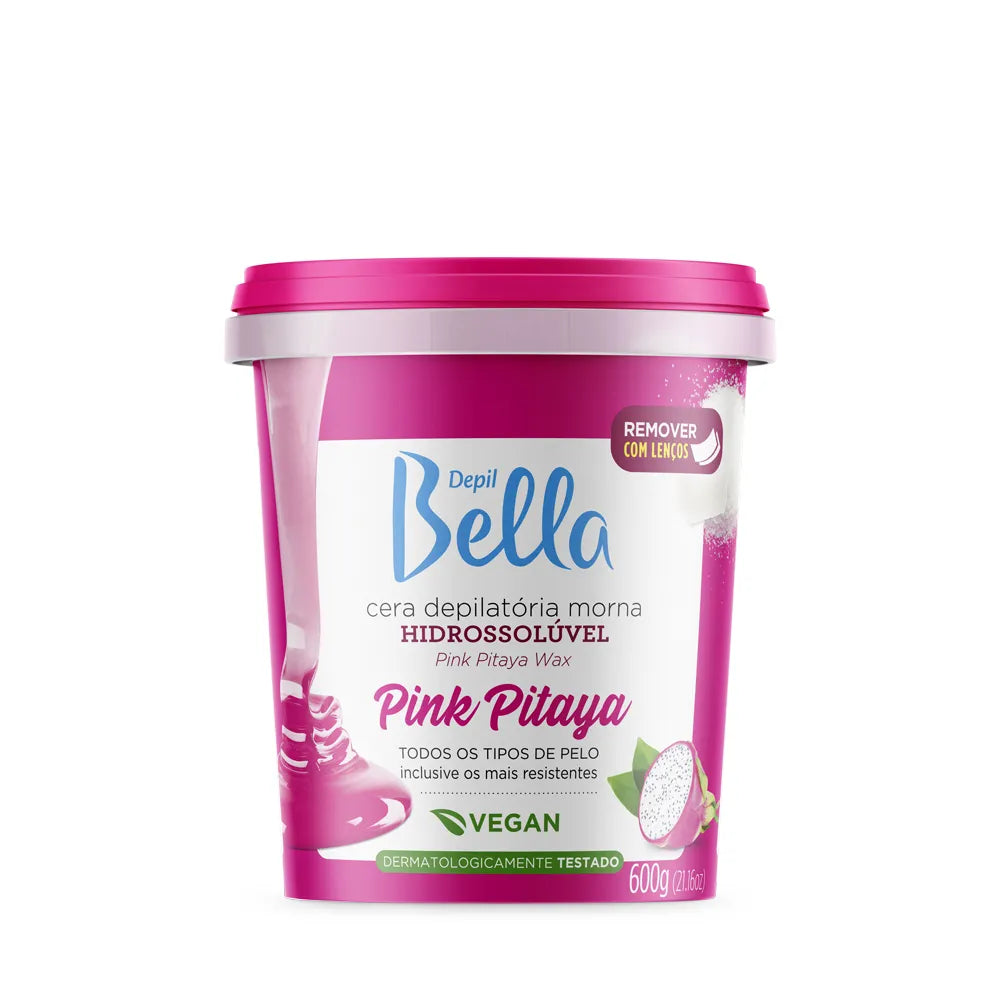 CERA HIDROSSOLÚVEL PINK PITAYA DEPIL BELLA