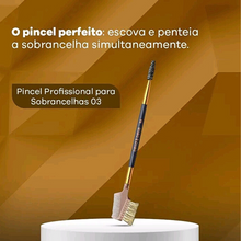 Carregar imagem no visualizador da galeria, PINCEL PROFISSIONAL PARA SOBRANCELHA 03 DELLA &amp; DELLE
