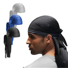 Carregar imagem no visualizador da galeria, TOUCA DE CETIM MODELO DURAG SANTA CLARA
