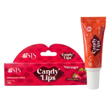 Carregar imagem no visualizador da galeria, HIDRATANTE LABIAL ISIS CANDY LIPS MORANGO 10G
