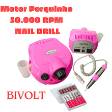 Carregar imagem no visualizador da galeria, COMBO JARON 03 LIXAS ELÉTRICA PORQUINHO 50.000RPM NAIL DRILL
