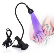 Carregar imagem no visualizador da galeria, MINI CABINE LANTERNA CLIP DE MESA LED UV SECAGEM GEL

