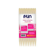 Carregar imagem no visualizador da galeria, PALITO DE BAMBU CHANFRADO C/ 50 UNIDADES PLIN
