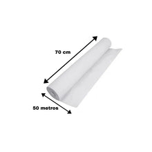 Carregar imagem no visualizador da galeria, PAPEL LENÇOL BRANCO COM 50 METROS 70x50CM SANTA CLARA
