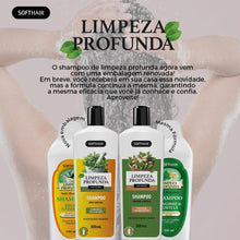 Carregar imagem no visualizador da galeria, SHAMPOO DE LIMPEZA PROFUNDA GENGIBRE HORTELÃ SOFTHAIR 500ML
