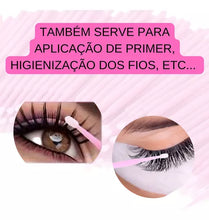 Carregar imagem no visualizador da galeria, MICROBRUSH DE PLÁSTICO ROSA MASTER COM 100 UNIDADES
