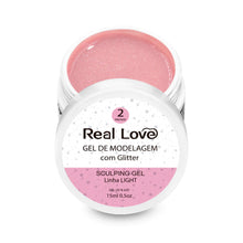 Carregar imagem no visualizador da galeria, GEL COM GLITTER SCULPING REAL LOVE15ML
