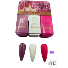 Carregar imagem no visualizador da galeria, KIT 3 ESMALTE EM GEL HELEN COLOR 7ML
