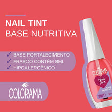 Carregar imagem no visualizador da galeria, ESMALTE COLORAMA BASE NUTRITIVA NAIL TINT 8ML

