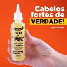 Carregar imagem no visualizador da galeria, TÔNICO GOTA DOURADA FORTALECIMENTO TRADICIONAL 100ML
