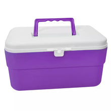 Carregar imagem no visualizador da galeria, MALETA MANICURE LILÁS COM BRANCO SANTA CLARA
