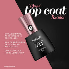Carregar imagem no visualizador da galeria, ESMALTE EM GEL RISQUÉ TOP COAT FIXADOR 9,5ML
