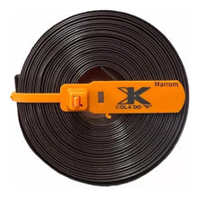 Carregar imagem no visualizador da galeria, COLA FITA DE QUERATINA PARA MEGA HAIR MARROM
