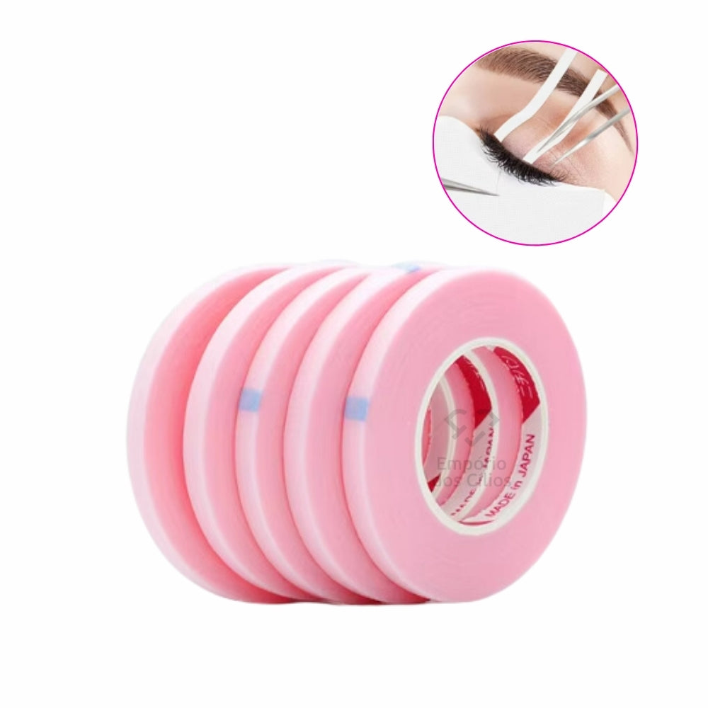 FITA FINA JAPONESA ROSA PARA ISOLAMENTO DE CÍLIOS