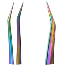 Carregar imagem no visualizador da galeria, PINÇA HOLOGRÁFICA DE PRECISÃO EXTENSÃO DE CÍLIOS CURVA ABERTA
