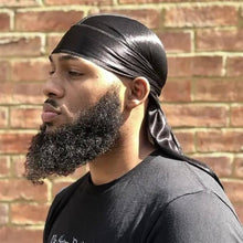 Carregar imagem no visualizador da galeria, TOUCA DE CETIM MODELO DURAG SANTA CLARA
