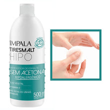 Carregar imagem no visualizador da galeria, REMOVEDOR DE ESMALTE SEM ACETONA TIRESMALT HIPO 500ML
