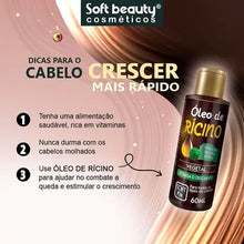 Carregar imagem no visualizador da galeria, ÓLEO DE RÍCINO SOFT BEAUTY 60ML
