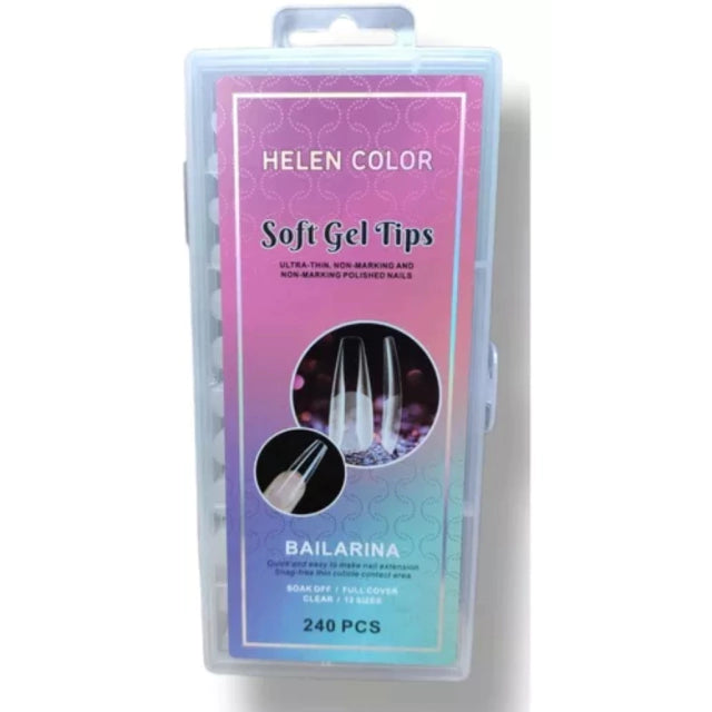 SOFT GEL BAILARINA HELEN COLOR COM 240 UNIDADES