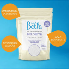 Carregar imagem no visualizador da galeria, DOLOMITA CORPORAL E FACIAL DEPIL BELLA 800G
