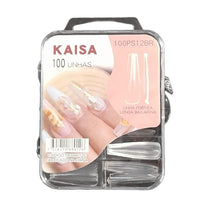 Carregar imagem no visualizador da galeria, UNHA POSTIÇA EXTRA LONGA  BAILARINA TRANSPARENTE KAISA
