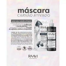 Carregar imagem no visualizador da galeria, MÁSCARA FACIAL PURIFICANTE CARVÃO ATIVADO RAAVI 110G
