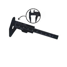 Carregar imagem no visualizador da galeria, PAQUÍMETRO PLÁSTICO PRETO 8CM SANTA CLARA

