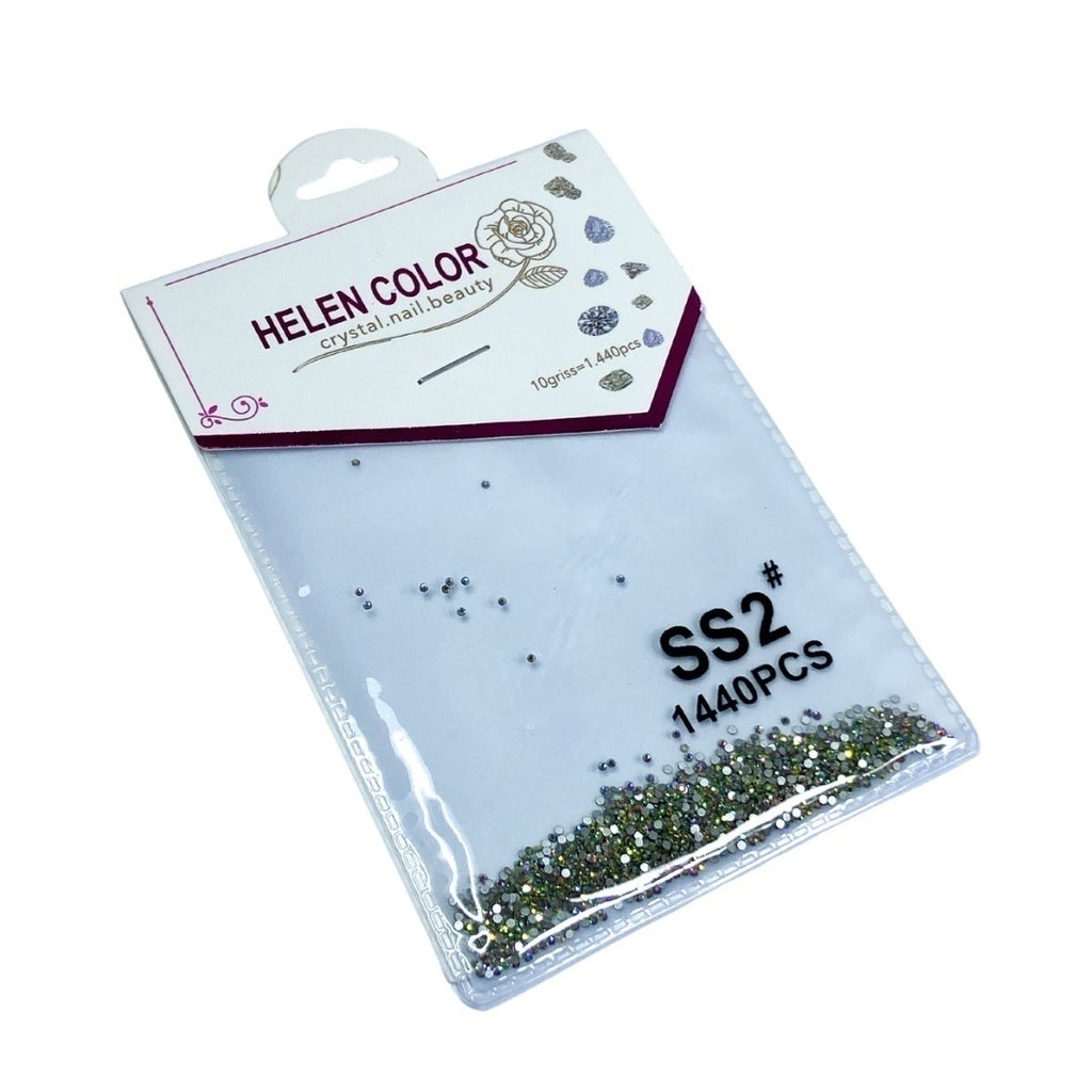 PEDRINHAS DE CRISTAIS PARA UNHAS N° 2 HELLEN COLOR