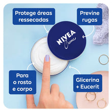 Carregar imagem no visualizador da galeria, CREME FACIAL NIVEA LATA AZUL 56GR
