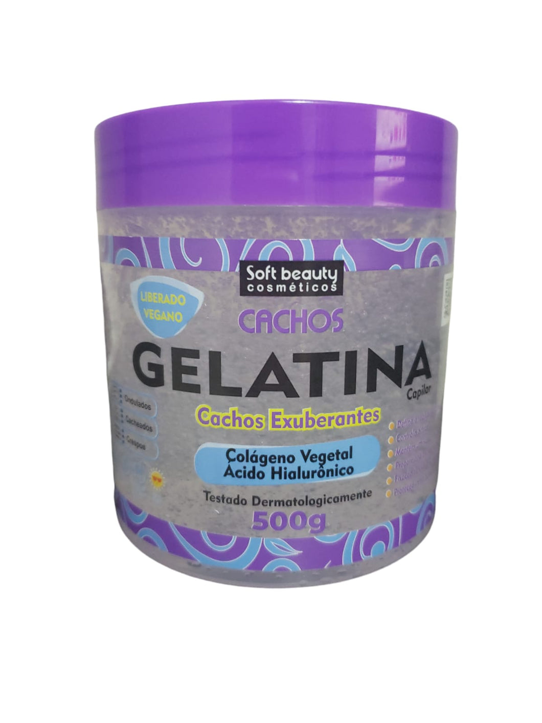 GELATINA CAPILAR S.O.S CACHOS MEGA VOLUME SOFT BEAUTY 500G