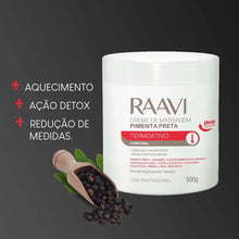 Carregar imagem no visualizador da galeria, CREME PIMENTA PRETA RAAVI 500G
