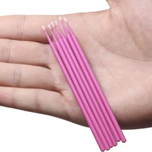 Carregar imagem no visualizador da galeria, MICROBRUSH DE PLÁSTICO ROSA MASTER COM 100 UNIDADES
