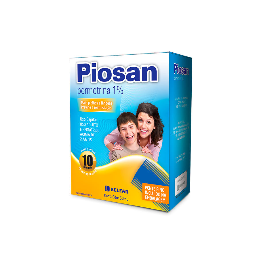 PIOSAN LOÇÃO MATA PIOLHOS BELFAR