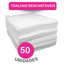 Carregar imagem no visualizador da galeria, TOALHA DESCARTÁVEL DE ALTA ABSORÇÃO COM 50 UNIDADES 30X45CM PLIN
