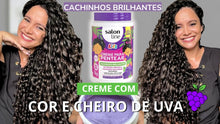 Carregar imagem no visualizador da galeria, CREME PENTEAR SALON LINE KIDS UVA CACHINHOS BRILHANTE 1KG

