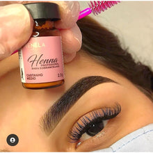Carregar imagem no visualizador da galeria, KIT HENNA PARA SOBRANCELHAS MENELA 2,5 G
