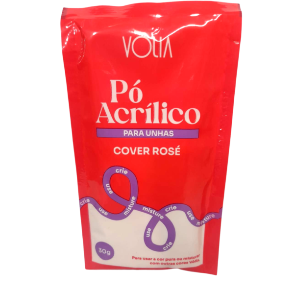 PÓ ACRÍLICO VÓLIA COVER ROSE 30G